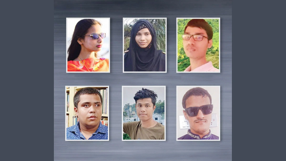 দৃষ্টির বাধা ডিঙিয়েছে তারা ৬ জন