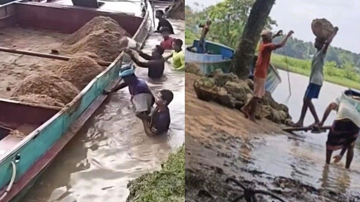 মহাদেও নদীতে অবৈধ বালু উত্তোলন, প্রশাসনের ভূমিকা নিয়ে প্রশ্ন