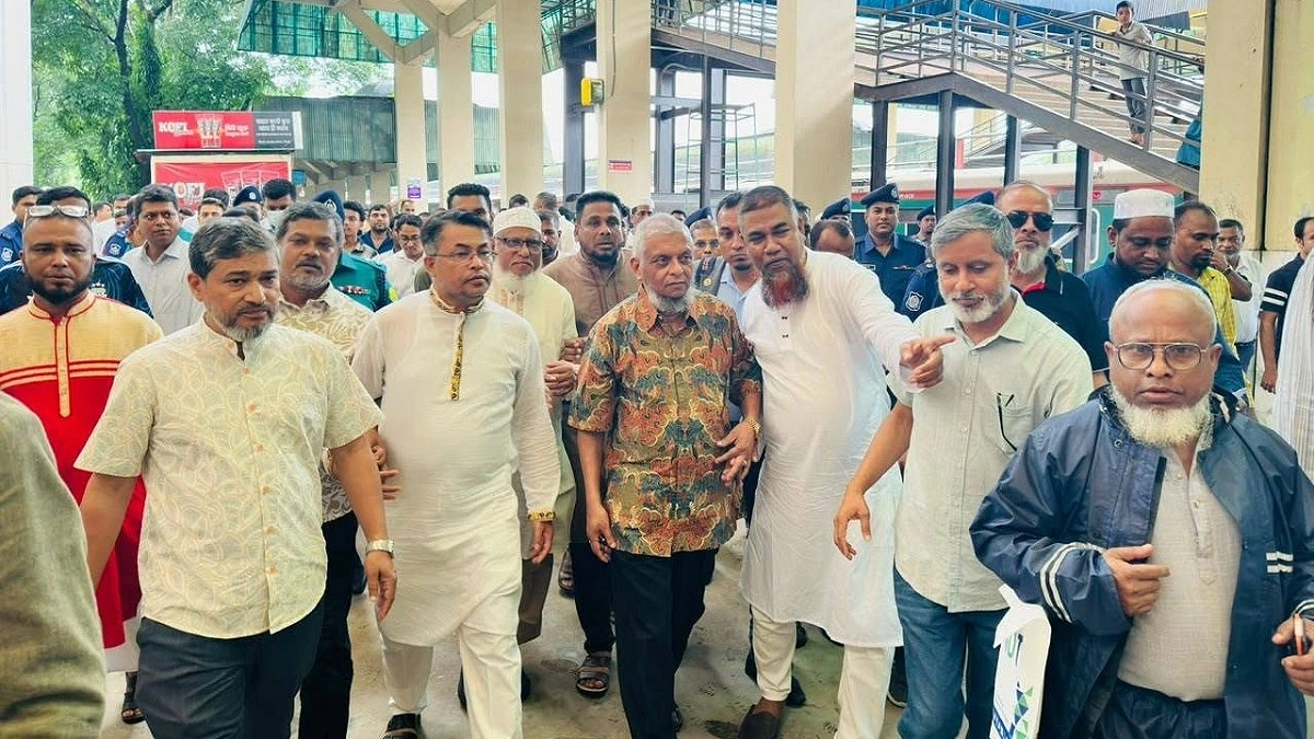 জাফলং পর্যন্ত রেললাইন নির্মাণের সম্ভাব্যতা যাচাইয়ে প্রবাসী কল্যাণ মন্ত্রী