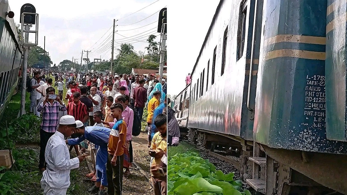 বগি লাইনচ্যুতির ৭ ঘণ্টা পর ঢাকা-ময়মনসিংহে ট্রেন সচল