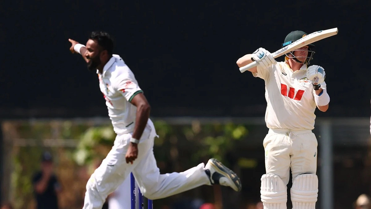 ১৭৭ রানে পিছিয়ে চা বিরতিতে অস্ট্রেলিয়া