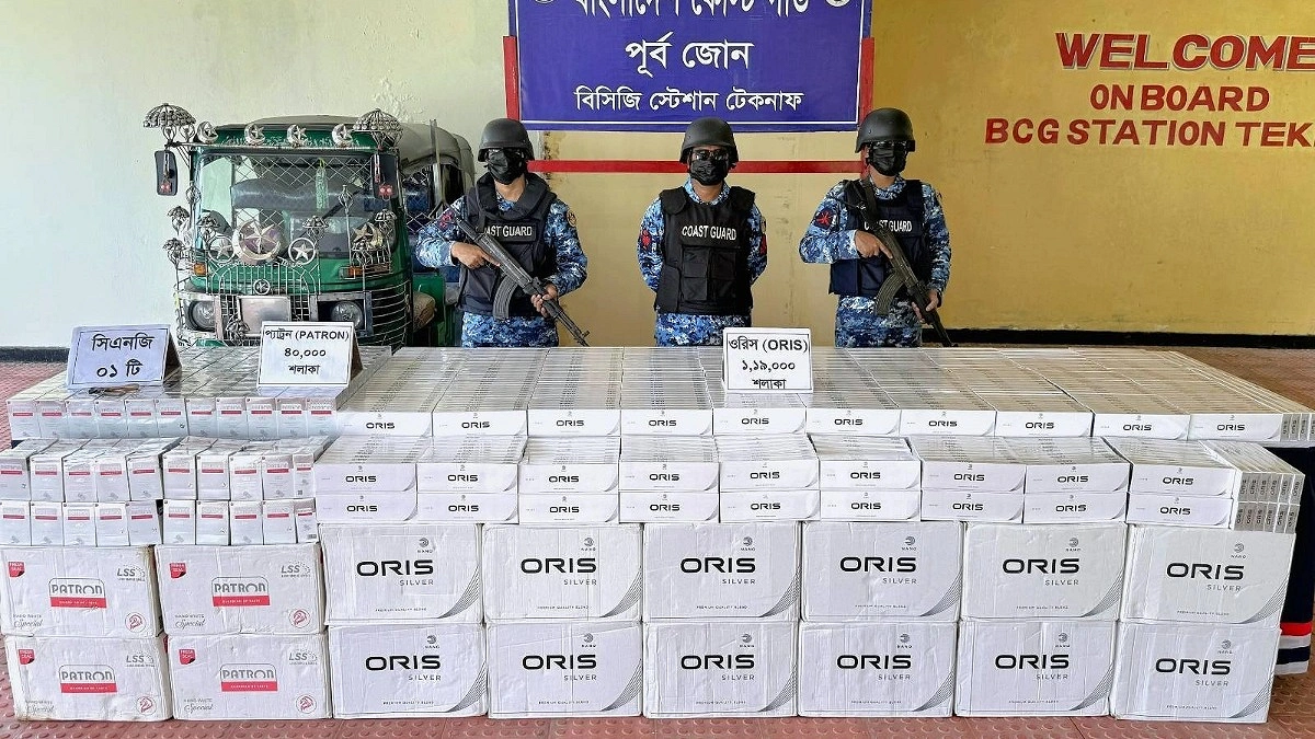 সাড়ে ২৩ লাখ টাকার বিদেশি সিগারেট জব্দ