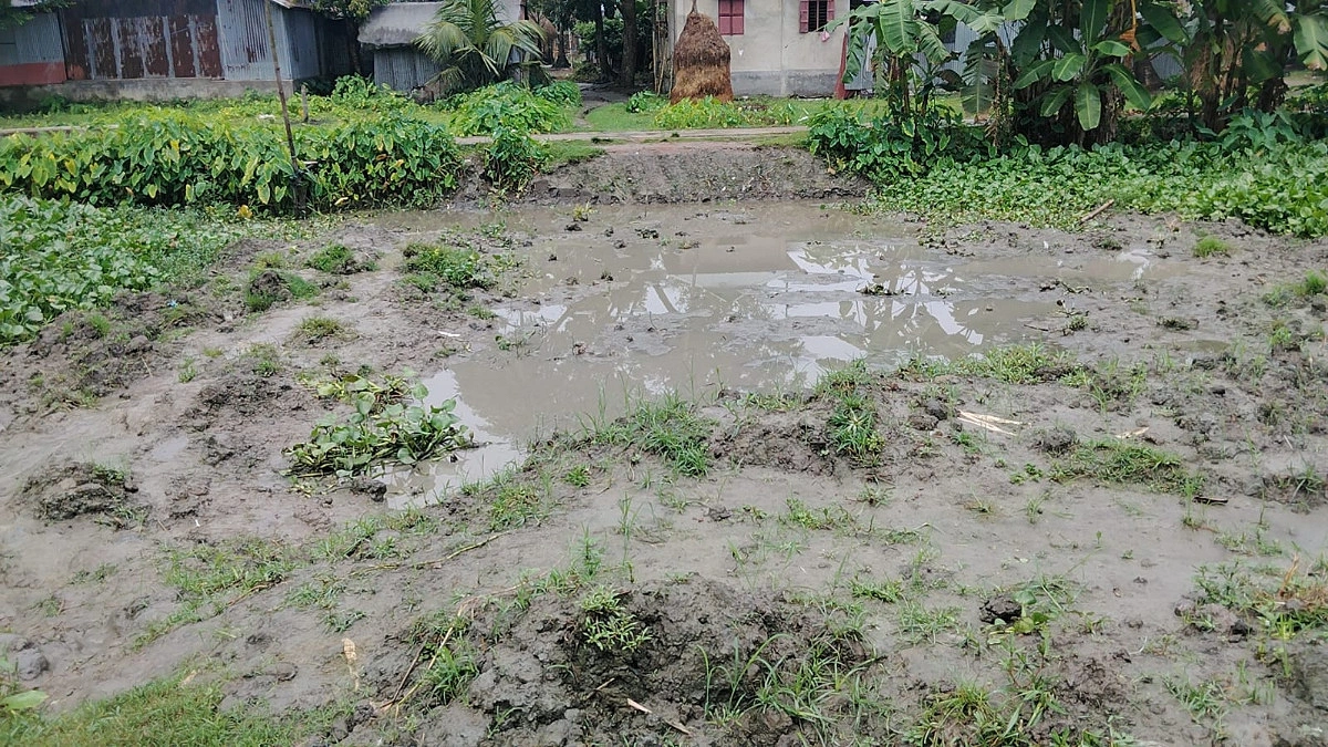 রাতের আঁধারে রাস্তা কাটার অভিযোগ