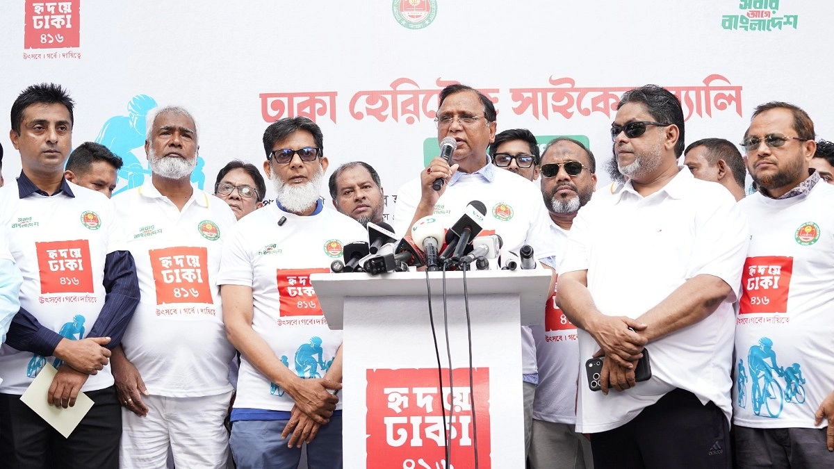 ডিএসসিসির উদ্যোগে ‘ঢাকা হেরিটেজ সাইকেল র‍্যালি’