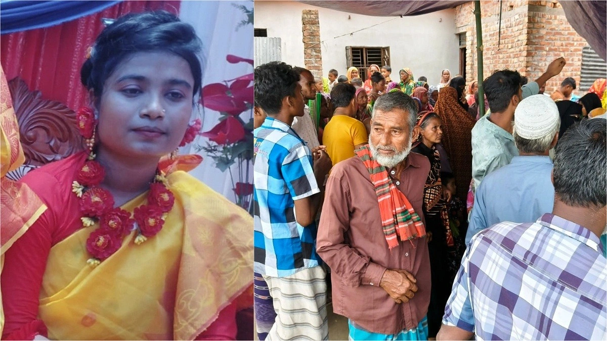 বাড়ির উঠানে অন্তঃসত্ত্বা গৃহবধূর রক্তাক্ত লাশ ফেলে পালাল স্বামীর বাড়ির লোকজন