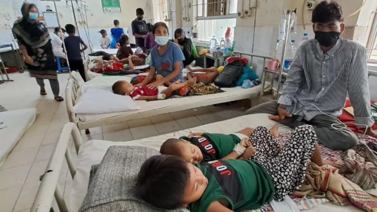 হামে আক্রান্ত দুই সন্তানের সেবা করতে অসুস্থ মা, বাড়ি ফিরে মৃত্যু