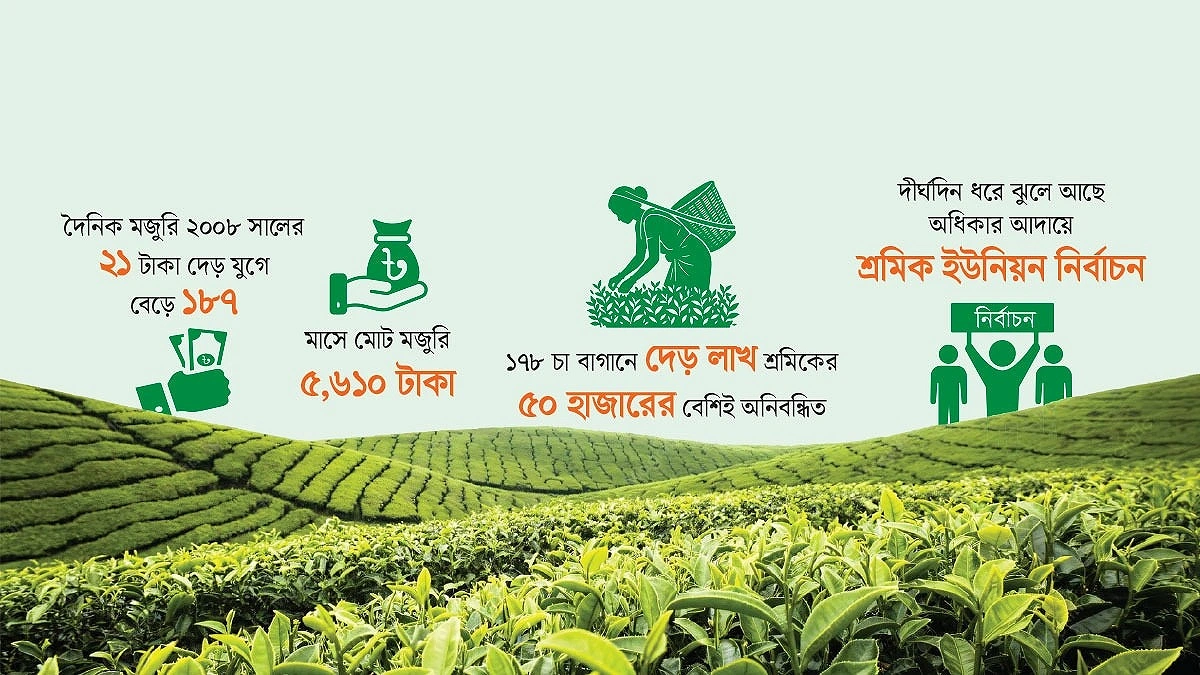 চায়ে চুমুকের সুখ নেই শ্রমিকের মনে