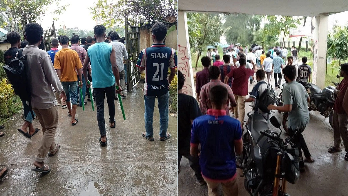 নোবিপ্রবিতে সিট নিয়ে ছাত্রদলের দুই গ্রুপে দফায় দফায় সংঘর্ষ