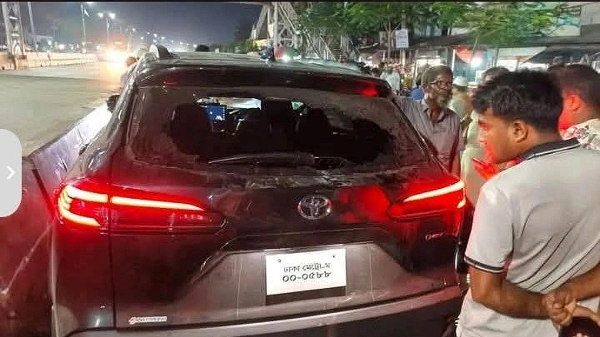 সিরাজগঞ্জে এমপি আয়নুল হকের গাড়িতে হামলা
