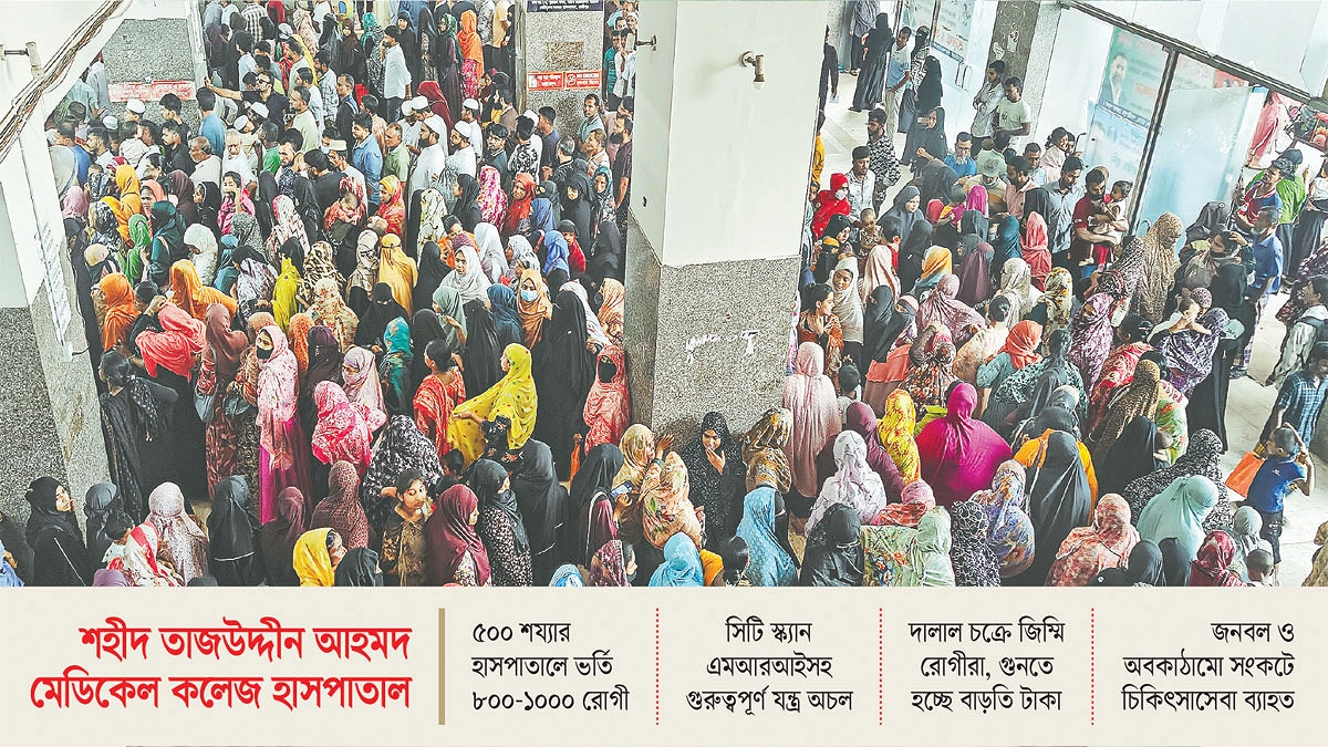 দিনে ৪ হাজার রোগী দেখেন ৭০ চিকিৎসক