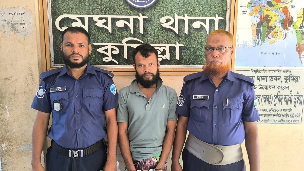 মেঘনায় ৬ মাসের সাজাপ্রাপ্ত পলাতক আসামি গ্রেপ্তার