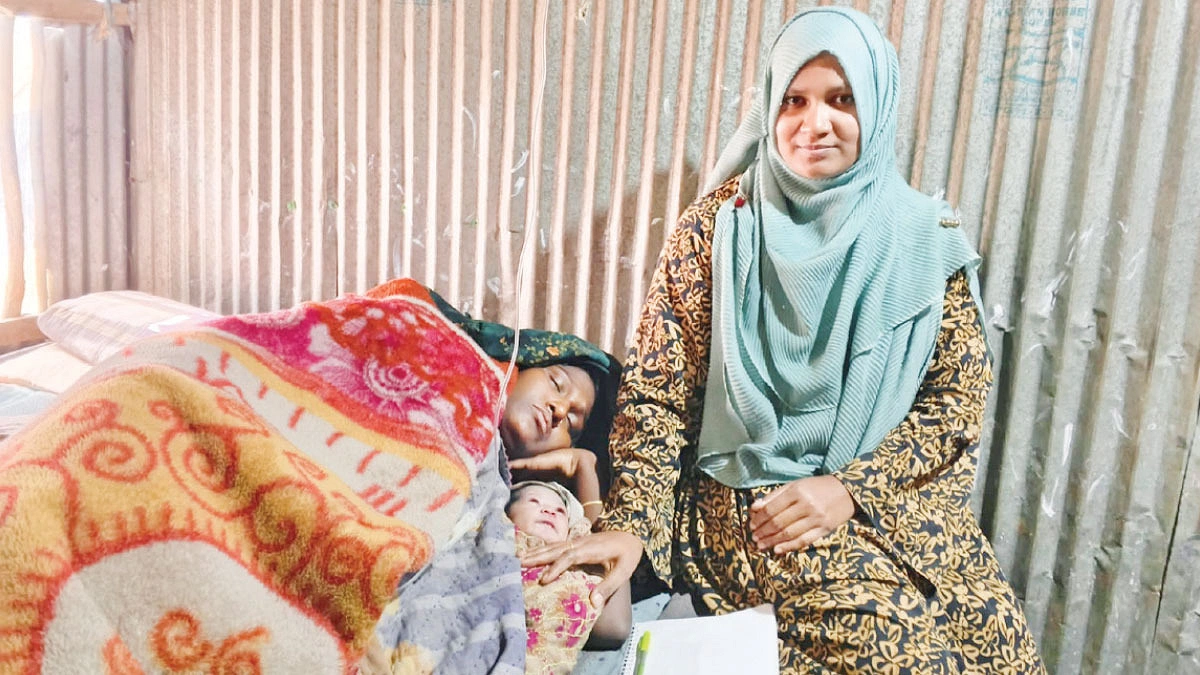 দুর্গম চরে প্রসূতির ভরসা রিমা