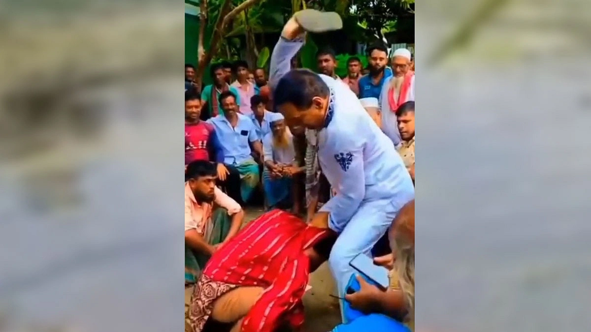 ‘সমাজের রায় কার্যকর করেছি’, নারীকে জুতাপেটার পর চেয়ারম্যান