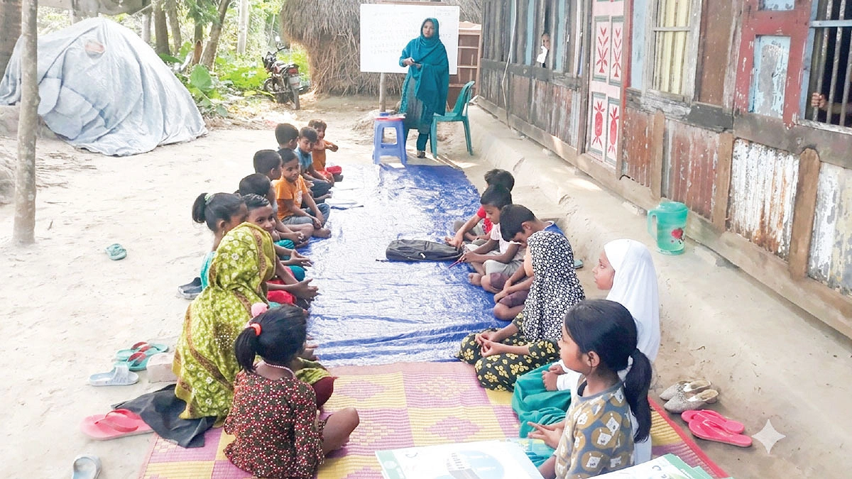 মান্তা শিশুদের শিক্ষায় শামীমের উদ্যোগ