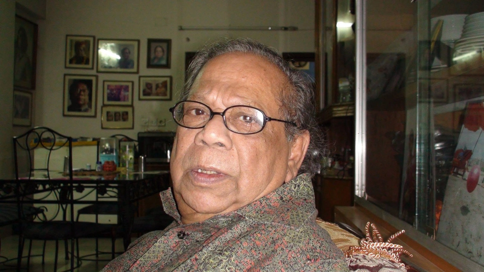 মুর্তজা বশীর (১৭ আগস্ট ১৯৩২—১৫ আগস্ট ২০২০)। ছবি: রাজু আলাউদ্দিন