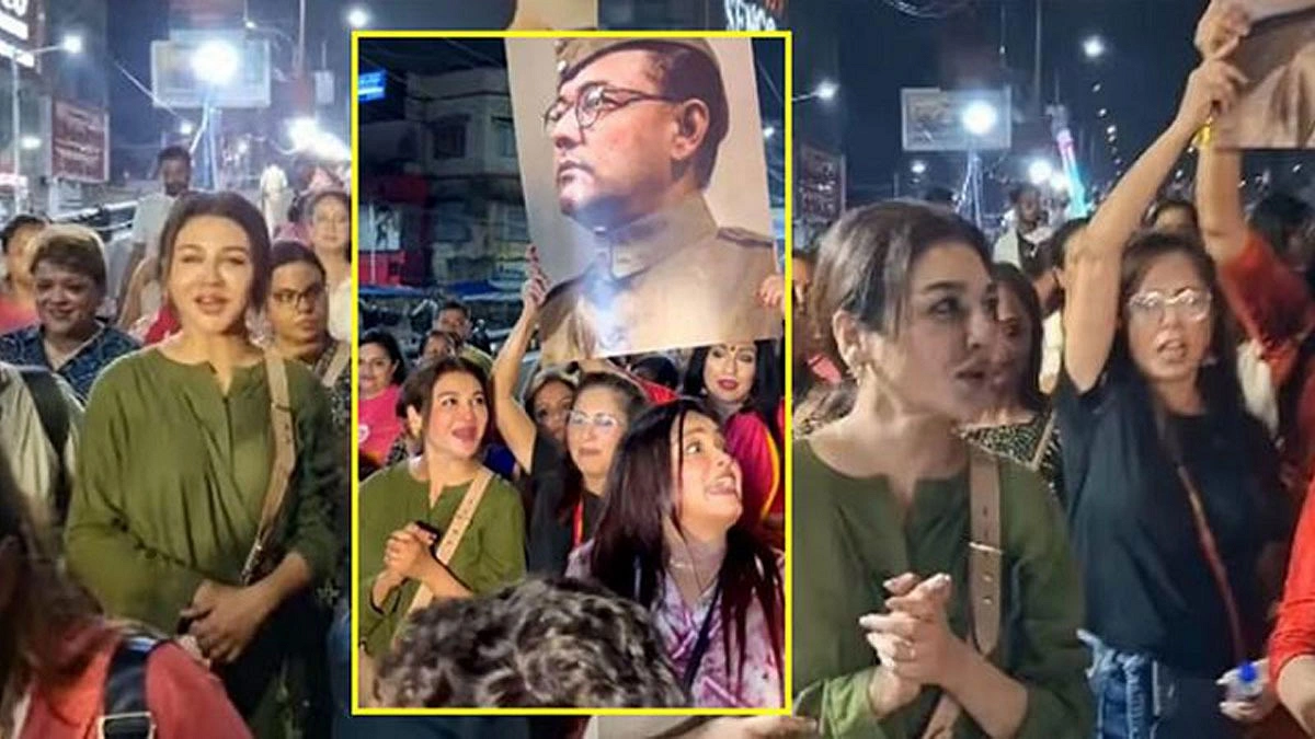 কলকাতার রাজপথে জয়া