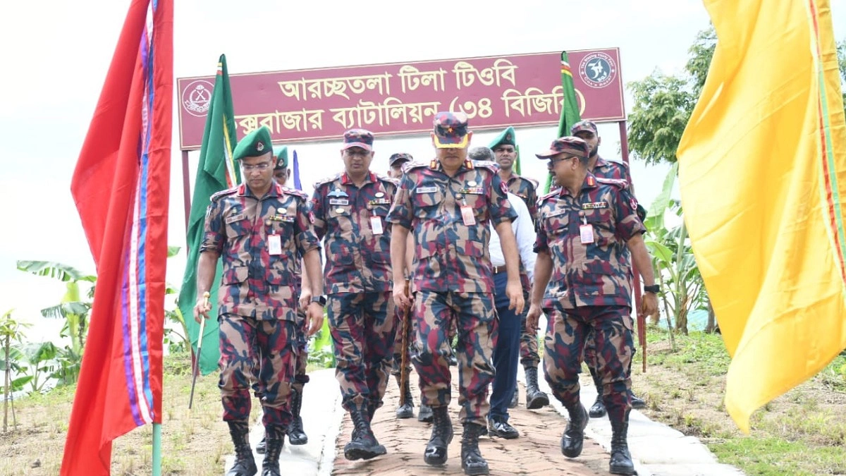 মিয়ানমার সীমান্তে বিজিবির নতুন ২ টিওবি উদ্বোধন