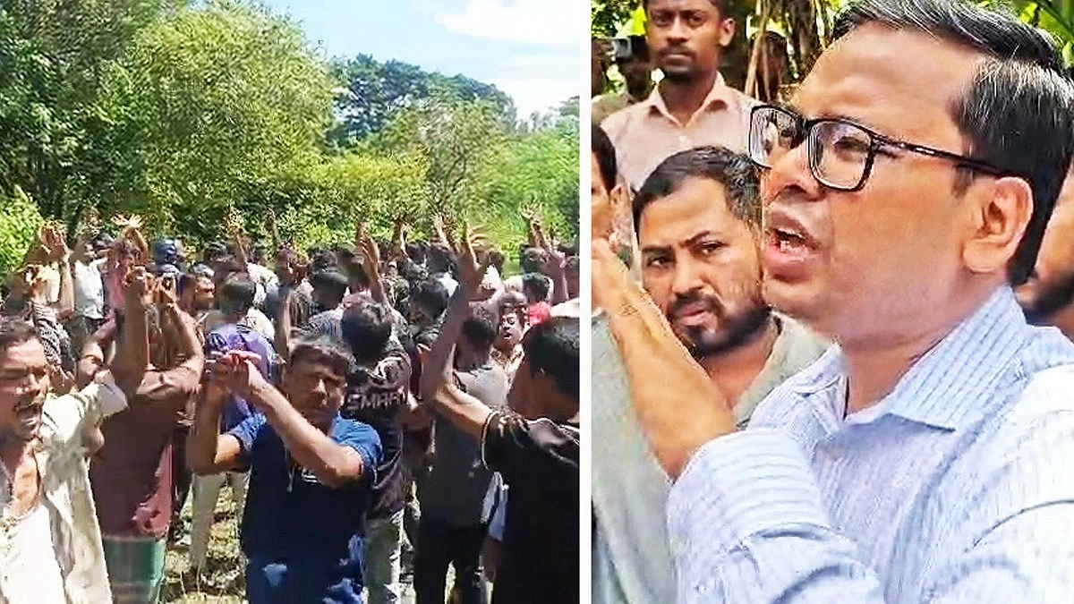 সীতাকুণ্ডে বাধার মুখে রেলওয়ের উচ্ছেদ স্থগিত