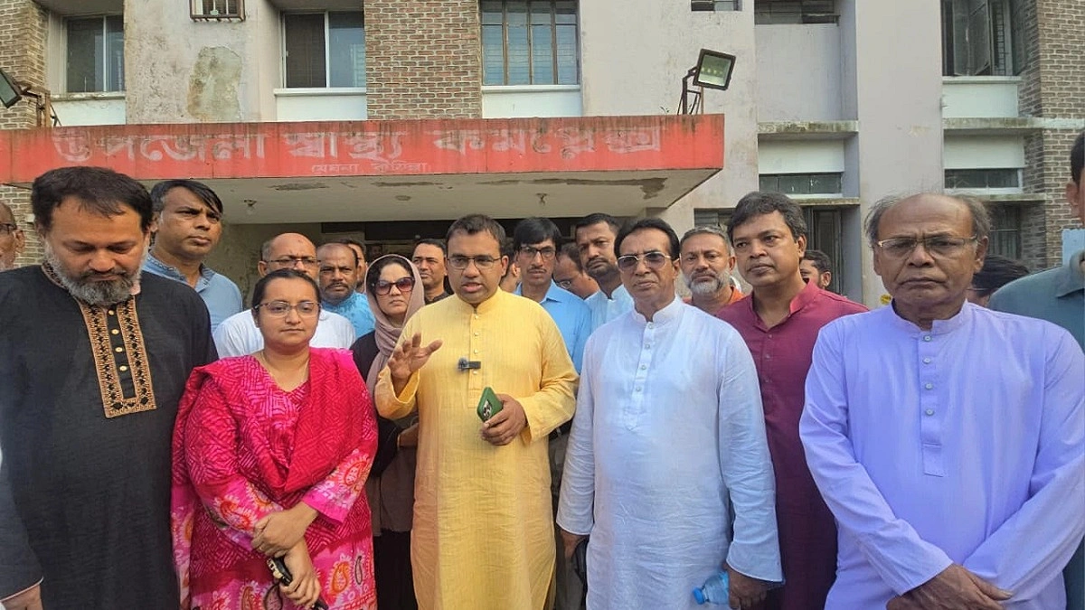 মেঘনা উপজেলা স্বাস্থ্য কমপ্লেক্স পরিদর্শনে ড. খন্দকার মারুফ হোসেন