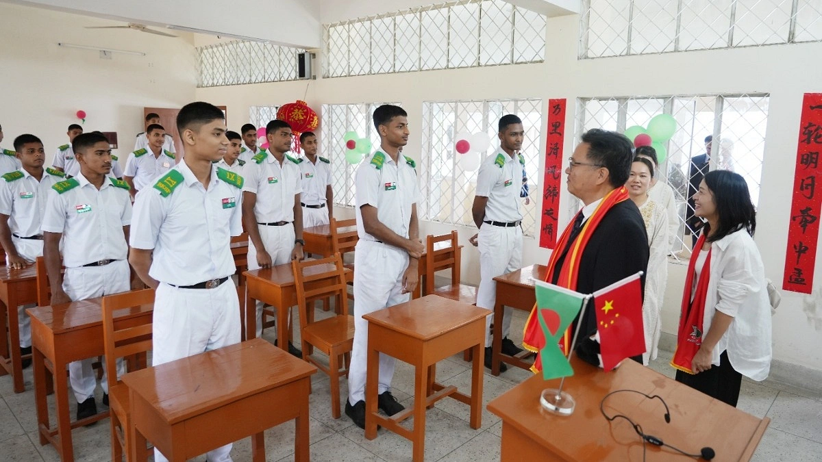 বিকেএসপিতে চীনা ভাষা শিক্ষা সেন্টারের উদ্বোধন
