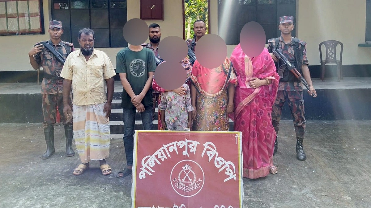 অবৈধভাবে ভারতে প্রবেশের চেষ্টা, নারী-শিশুসহ ৬ বাংলাদেশি আটক