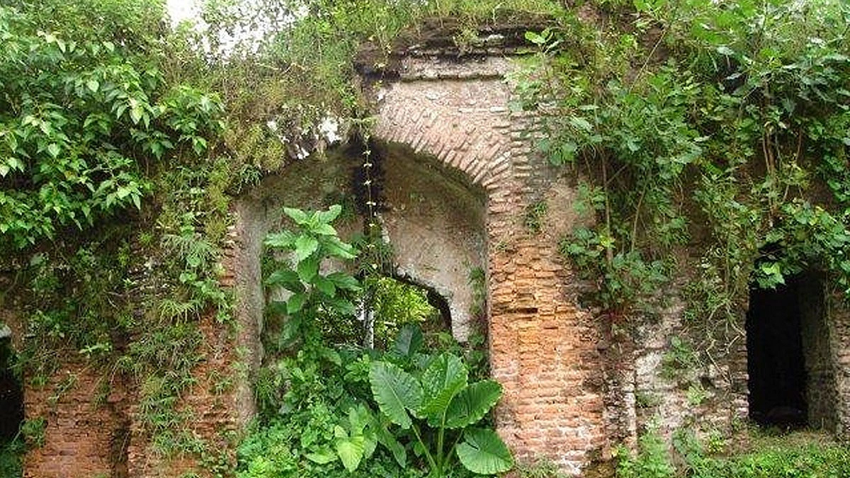 প্রাচীন রাজবাড়ীর ধ্বংসাবশেষ
