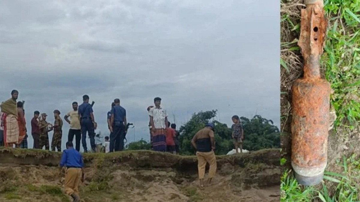 সিলেটে পরিত্যক্ত মর্টার শেল উদ্ধার, পরে ধ্বংস