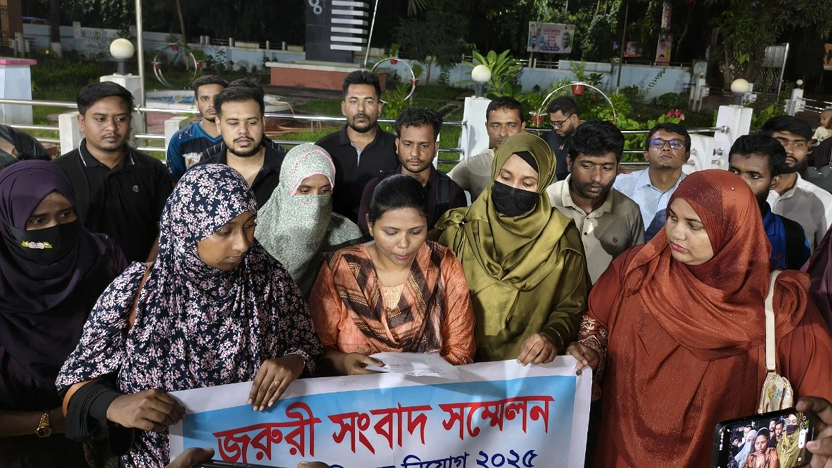 জামালপুরে এসেছে ১ জনের, নিয়োগপত্রের দাবিতে বাকি ৫১ জন সংবাদ সম্মেলনে