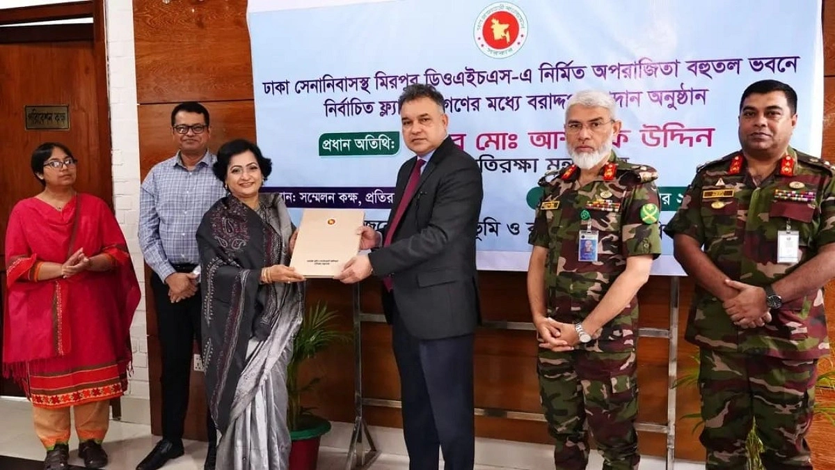 ফ্ল্যাট পেল শহীদ-আহত ৭০ পরিবার