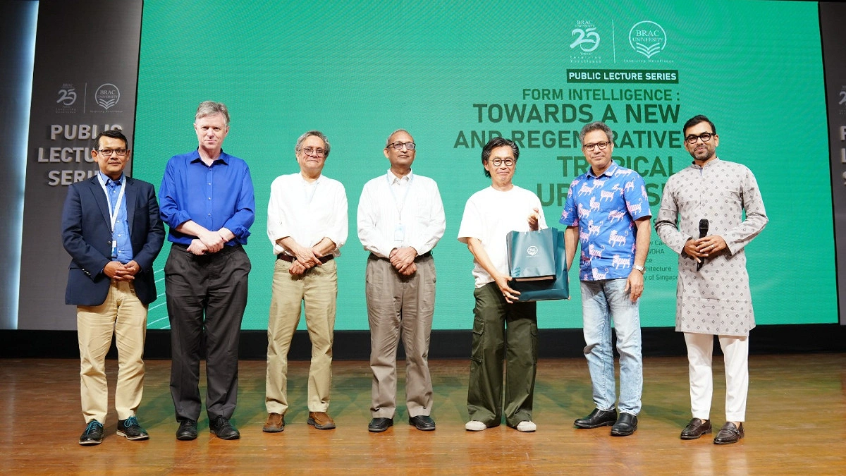 ভবিষ্যতের বাসযোগ্য শহর নিয়ে ব্র্যাক ইউনিভার্সিটিতে ওয়ং মান সামের লেকচার