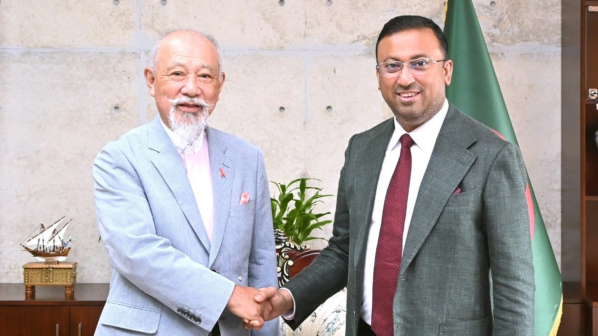 পররাষ্ট্র প্রতিমন্ত্রীর সঙ্গে নিপ্পন ফাউন্ডেশনের অনারারি চেয়ারম্যানের সাক্ষাৎ