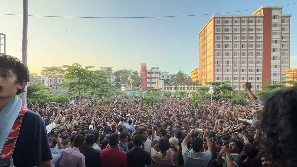 ‘সমঝোতার’ পর ব্রাহ্মণবাড়িয়া সরকারি কলেজে নবীনবরণ-কনসার্ট