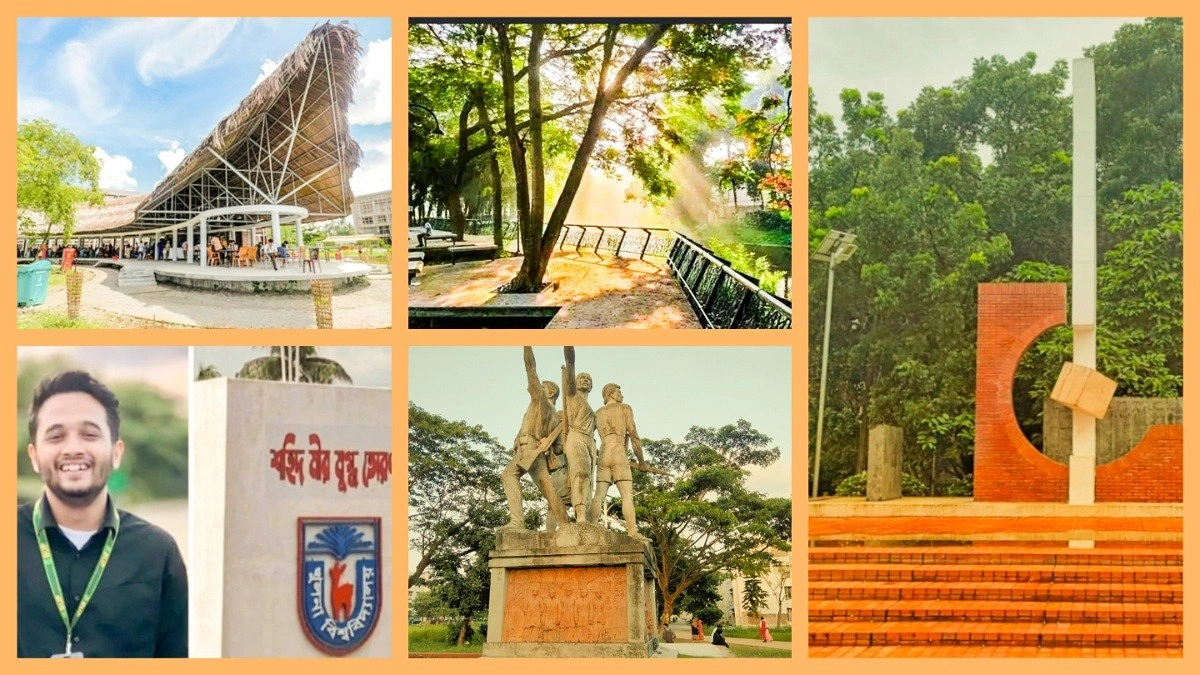 চোখজুড়ানো সৌন্দর্যে খুলনা বিশ্ববিদ্যালয়