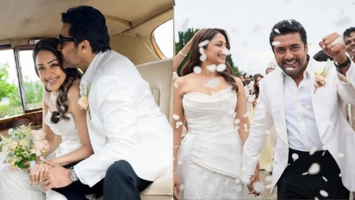 ২০ বছর পর ফের বিয়ের শপথ নিলেন সুরিয়া-জ্যোতিকা