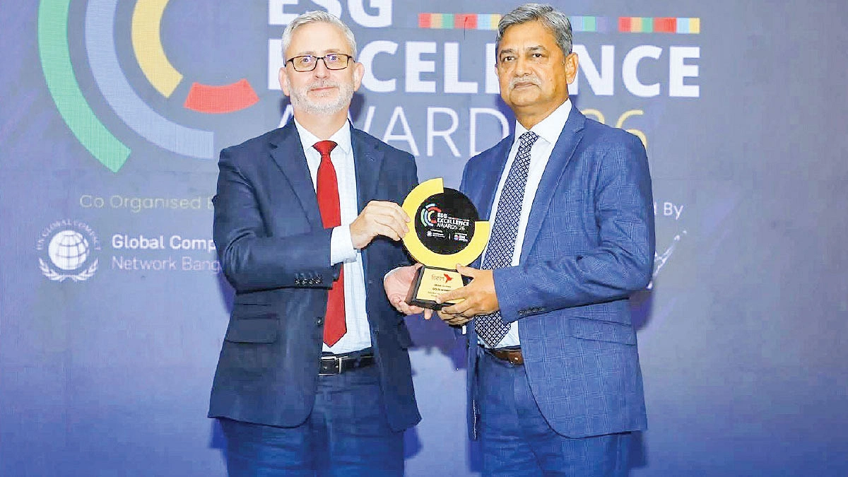 ইএসজি এক্সিলেন্স অ্যাওয়ার্ডে গোল্ড পেল বিকাশ