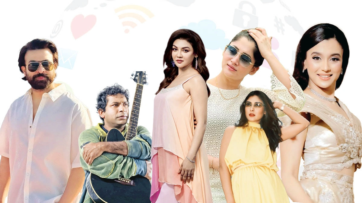 সামাজিক মাধ্যমে সরব তারকারা: আত্মপ্রচার নাকি আয়ের নতুন মাধ্যম