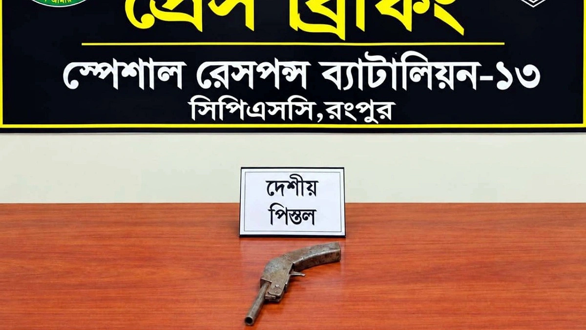 বাঁশঝাড়ে মিলল পিস্তল