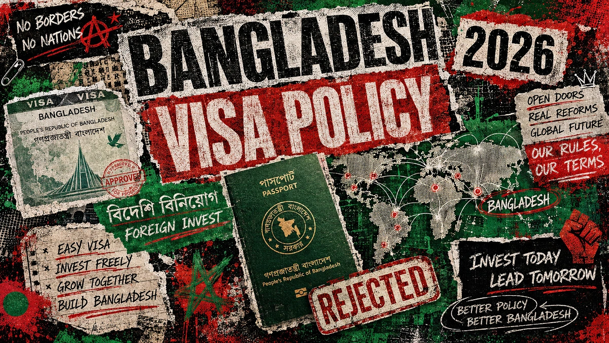 বাংলাদেশে ১ লাখ ডলার বিনিয়োগকারীরা পাবেন ভিসামুক্ত যাতায়াত সুবিধা