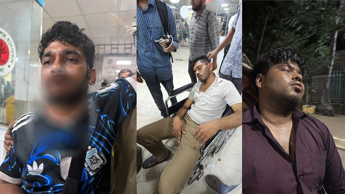পুলিশের উপস্থিতিতে ৩ সাংবাদিকের ওপর হামলা
