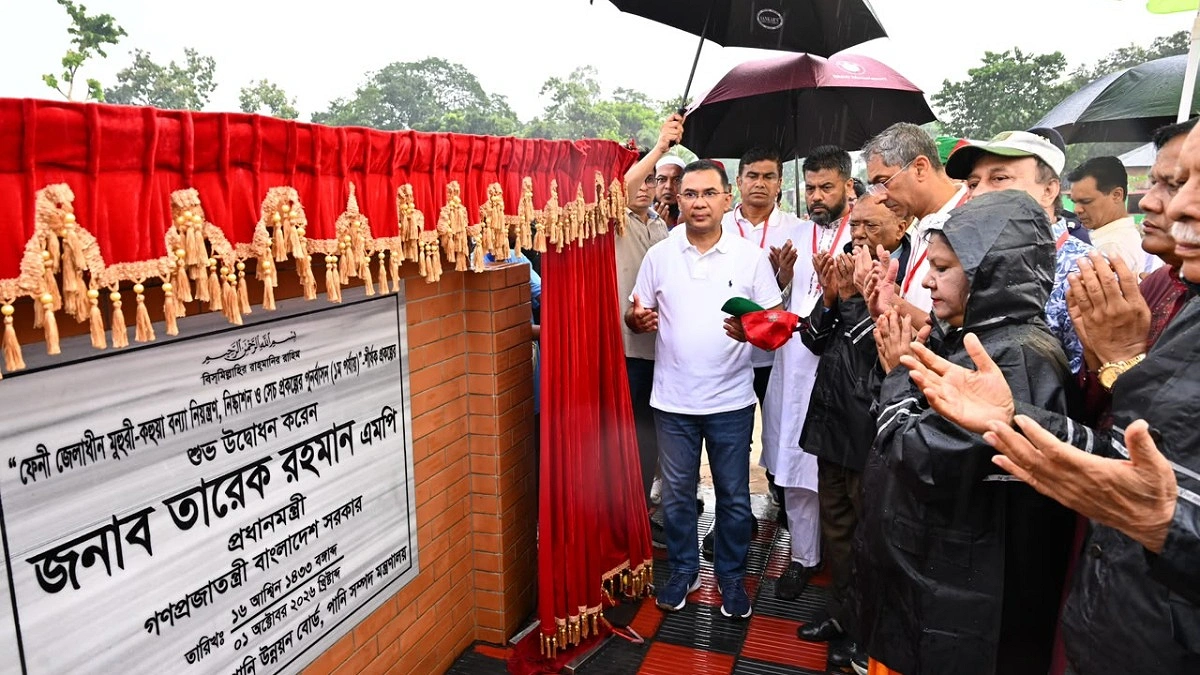 ফেনীর ‘মহুয়া-কহুয়া’ সেচ প্রকল্প উদ্বোধন করলেন প্রধানমন্ত্রী