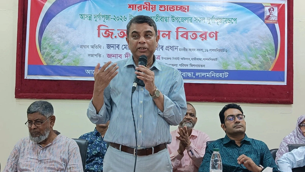 নির্বিঘ্নে দুর্গাপূজা করুন : এমপি রাজীব প্রধান