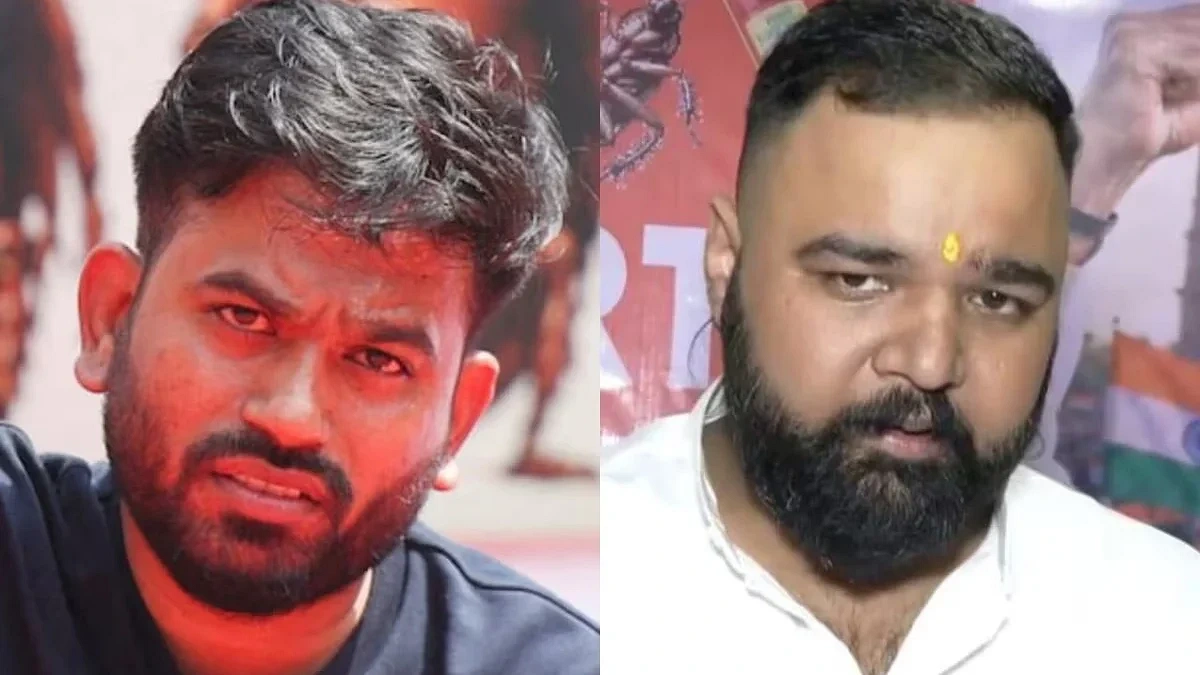 সিজেপির অভিজিৎ দীপকে (বামে) এবং লাল হিট জনতা দলের অয়ন ভাটনগর। ছবি : সংগৃহীত