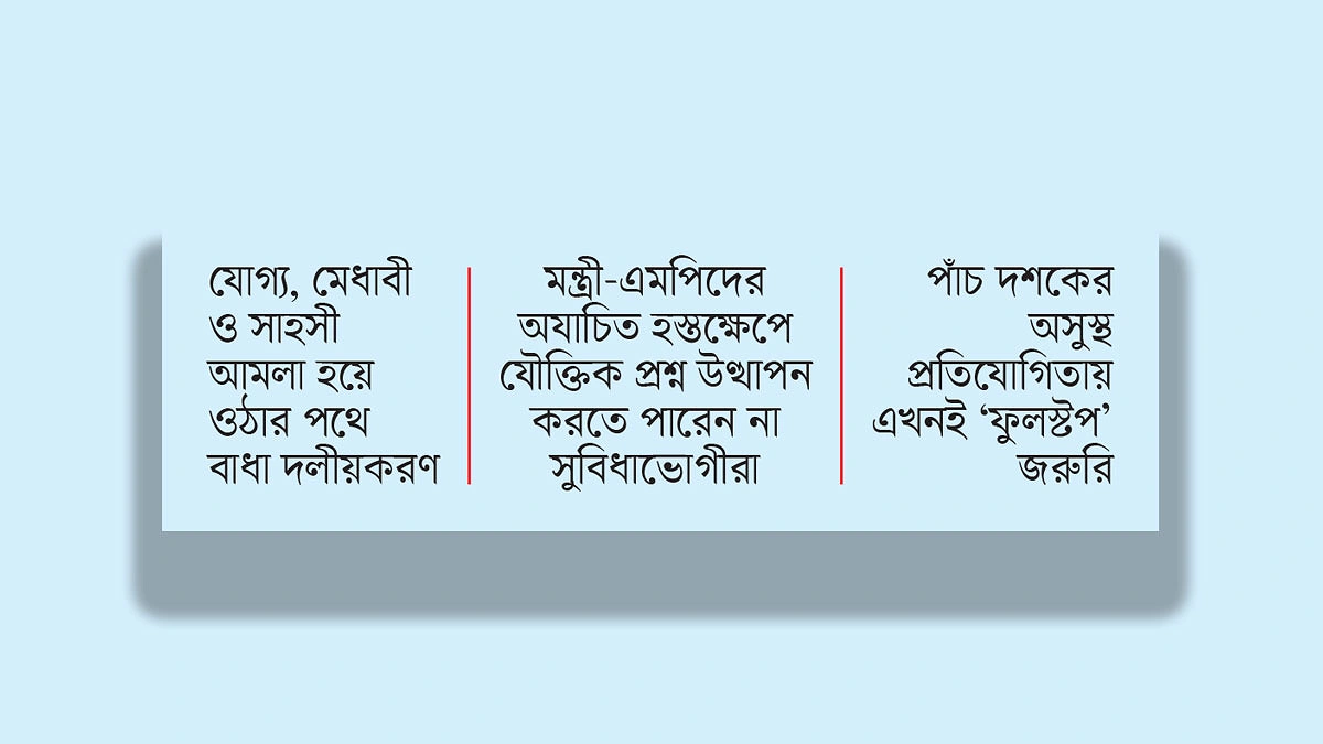 সিএসপিদের মতো দাপুটে আমলা মিলছে না কেন