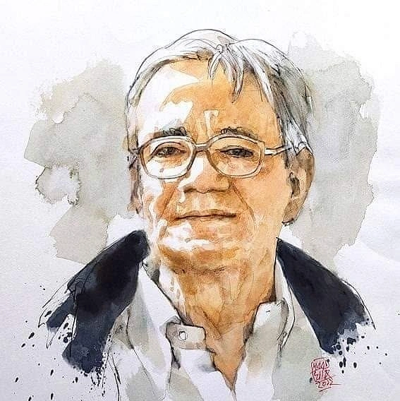 সন্দীপন চট্টোপাধ্যায় ( (২৫ অক্টোবর, ১৯৩৩ — ১২ ডিসেম্বর, ২০০৫) আঁকা: দেবব্রত পাল