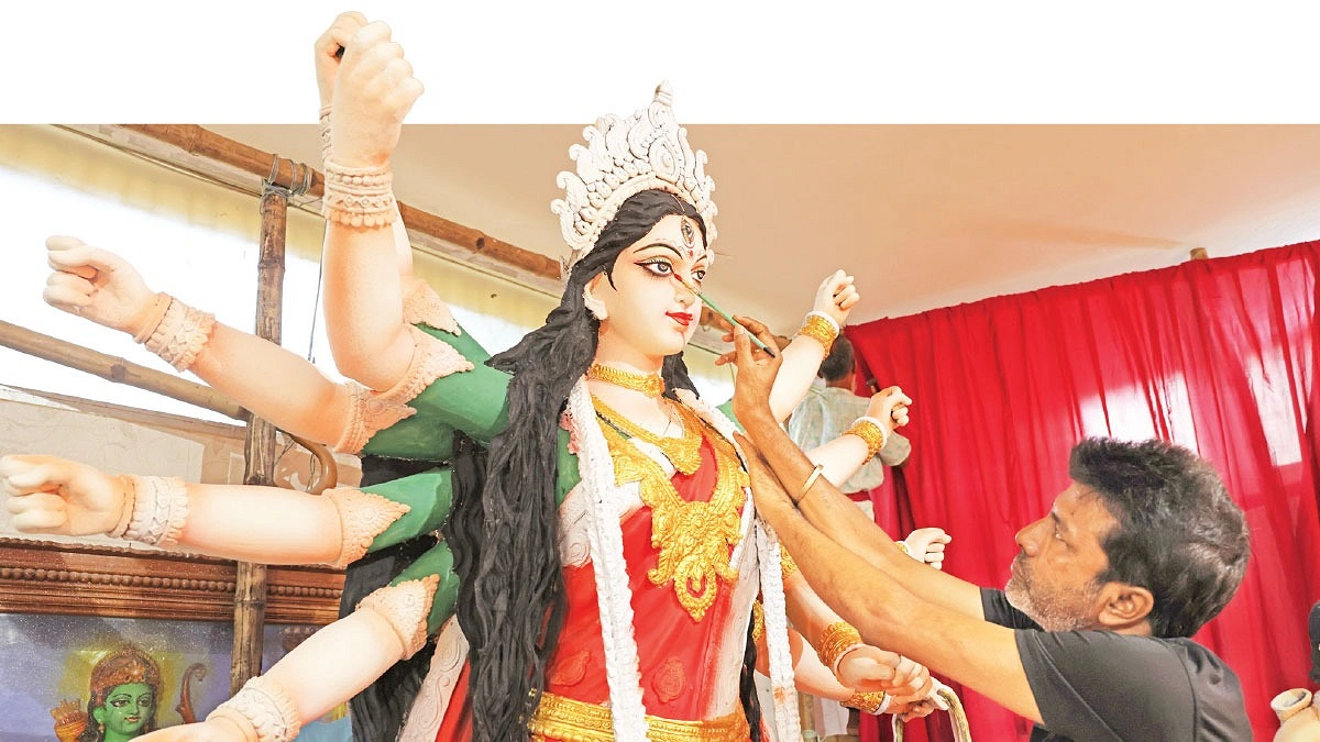 আজ ষষ্ঠীতে শুরু শারদীয় দুর্গাপূজা