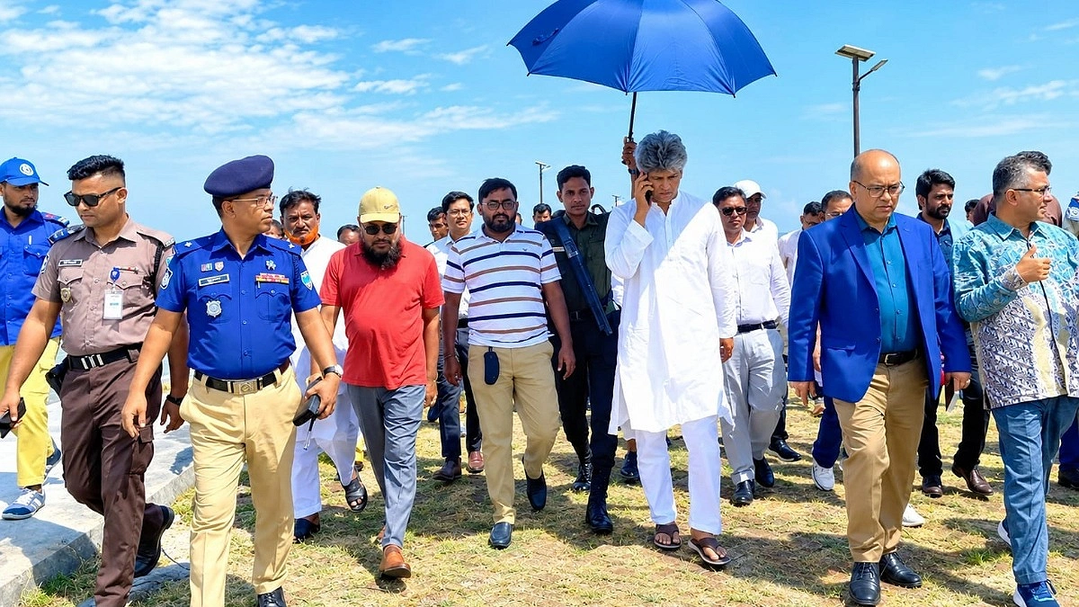 মাতারবাড়ী বিদ্যুৎ কেন্দ্র ও সমুদ্রবন্দর পরিদর্শনে প্রতিমন্ত্রী জোনায়েদ সাকি