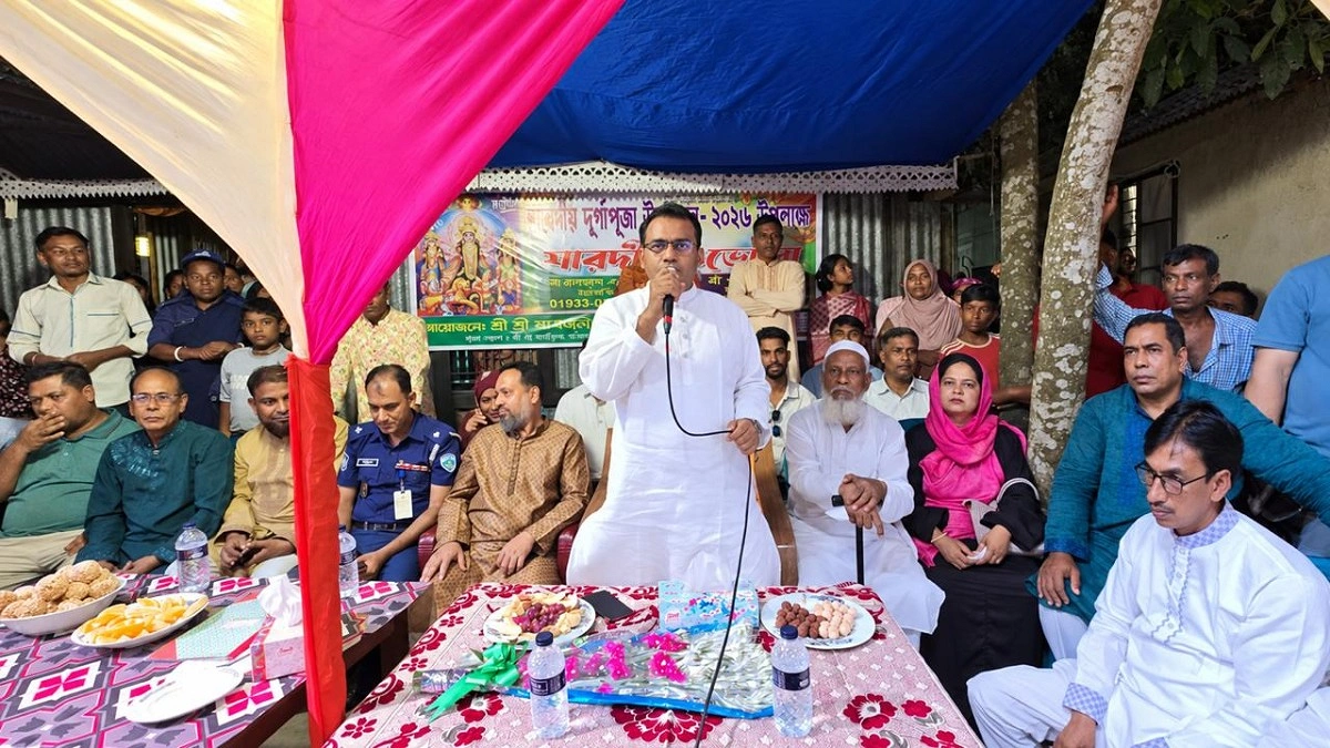 তারেক রহমানের নেতৃত্বে স্মরণকালের সেরা দুর্গোৎসব: খন্দকার মারুফ