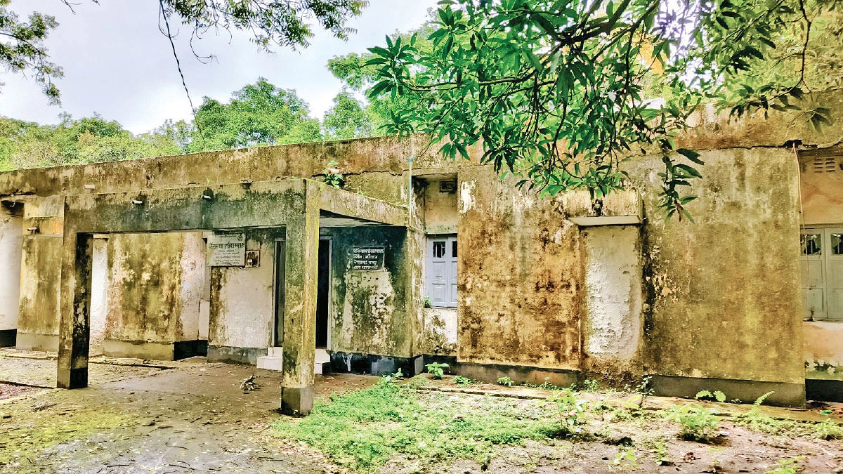 রাজশাহীর বাঘায় জীর্ণ ক্লিনিকে সাপের ভয়