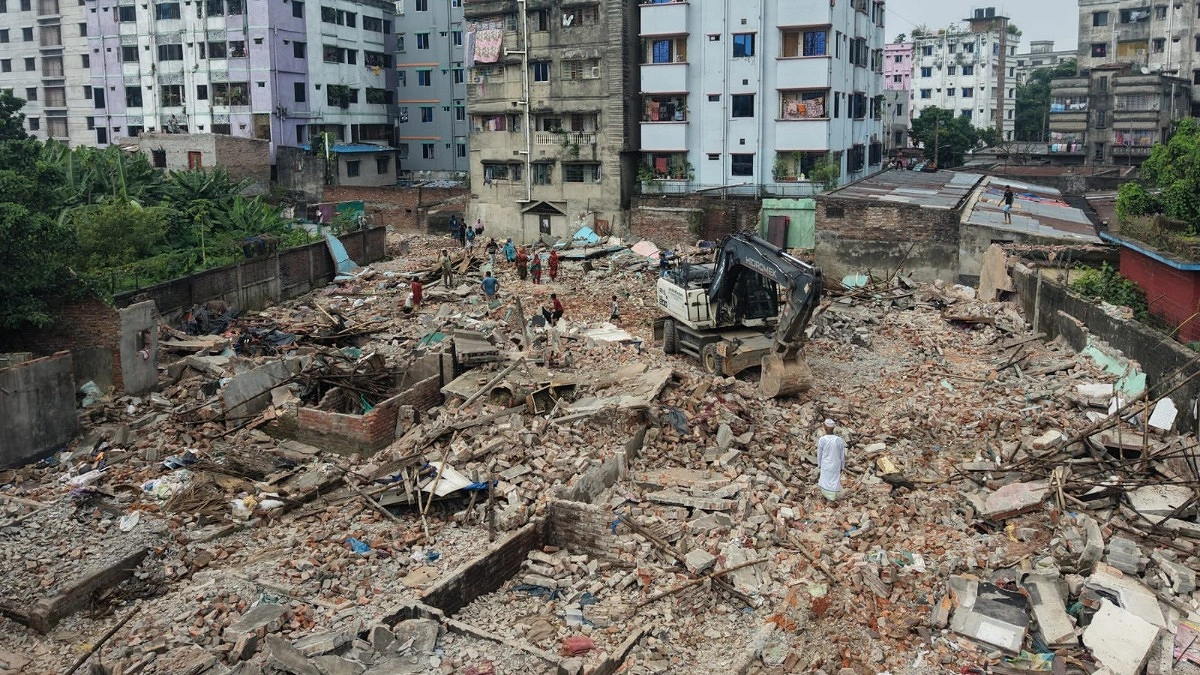 শ্যামপুরে পুলিশের সহায়তায় উচ্ছেদ ৫০ বছরের পুরোনো বস্তি