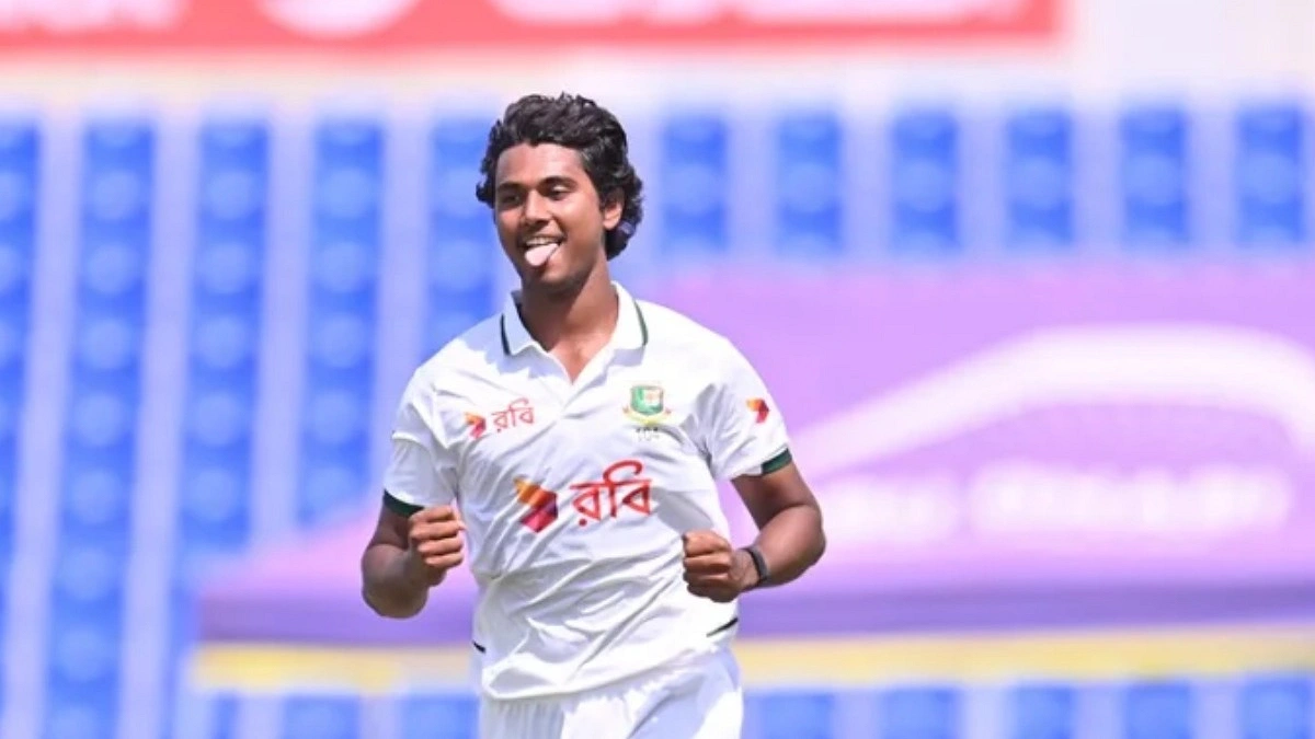 প্রথম বাংলাদেশি পেসার হিসেবে টেস্টে হাসানের হ্যাটট্রিক